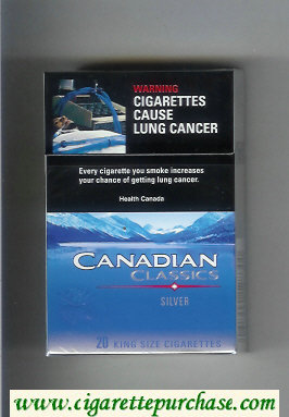Canadian Classics Silver cigarettes king size